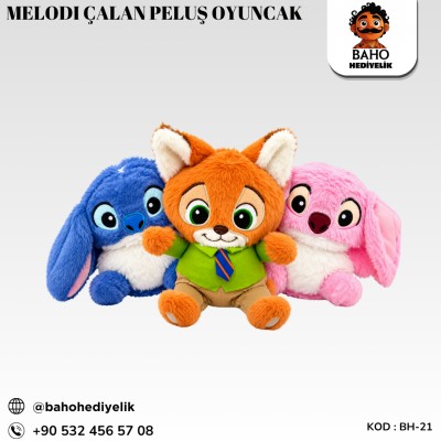 Bh-21 Melodi Çalan Peluş Oyuncak