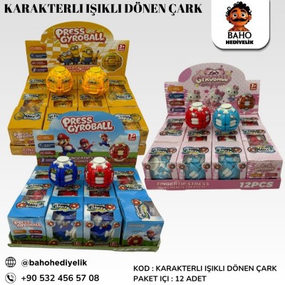 Bh-32 Karakterli Işıklı Dönen Çark Pk12