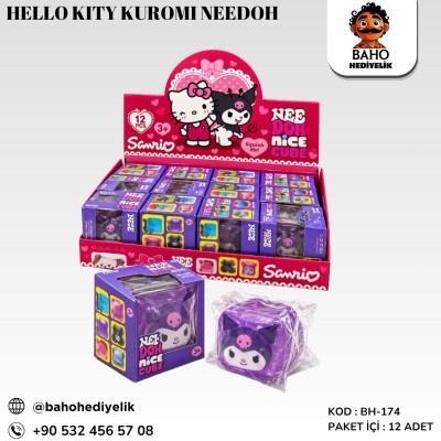 Bh-174 Hello Kity Kuromi Needoh Pk12