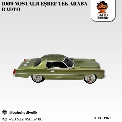 1969 Nostalji Eşref Tek Araba Radyo