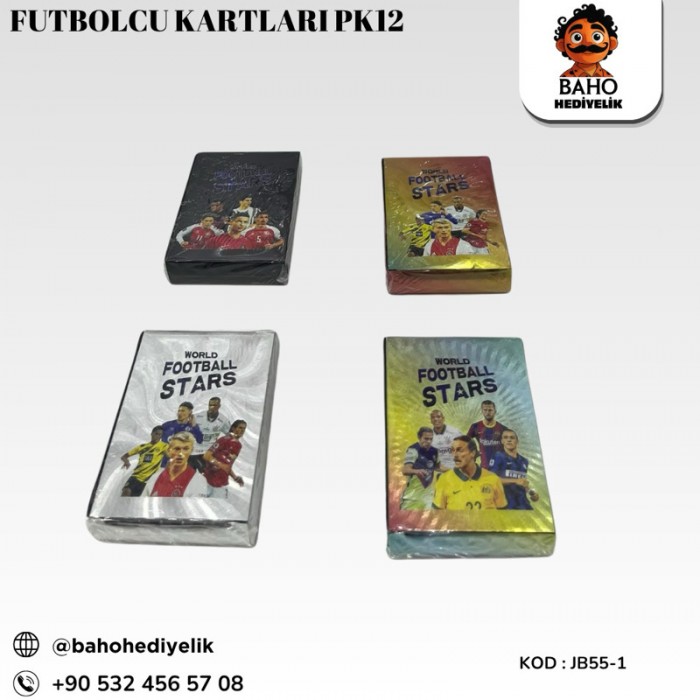 JB55-1 Futbolcu Kartları