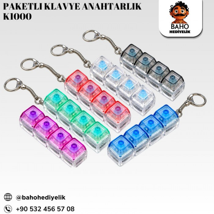 Paketli Klavye Anahtarlık K1000