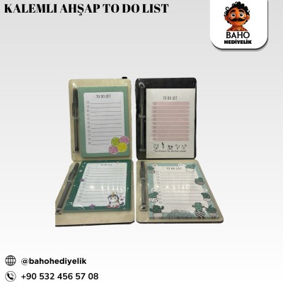 Kalemli Ahşap To Do List