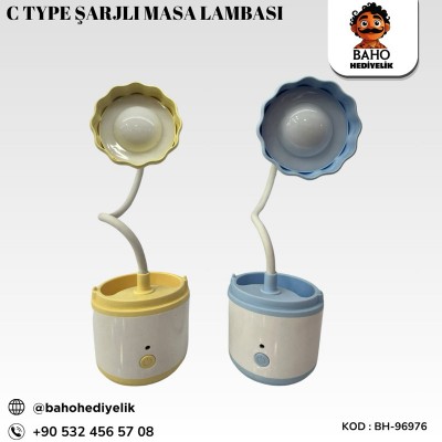 Vr-95976 C Type Şarjlı Masa Lambası